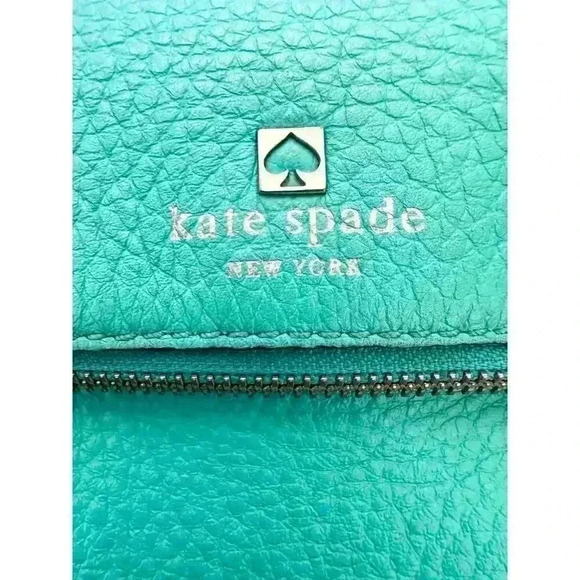 KATE SPADE NEW YORK Southport Avenue Alessa Satchel Green Crossbody Bag - Picture 4 of 13